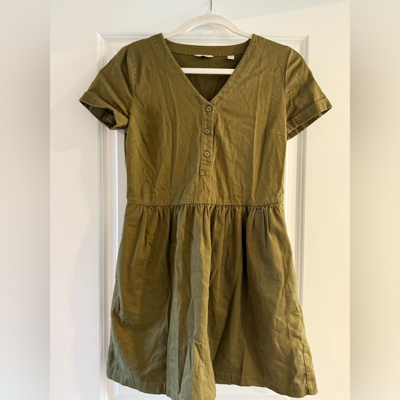 Gently Used Jack Wills Olive Dress - Picture 1 of 4